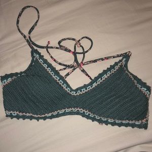 Crochet bikini top